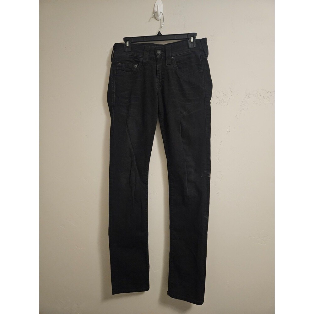 True Religion Geno relaxed slim fit black men's jeans 28x34